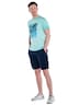 engbers Herren T-Shirt uni , Tuerkis