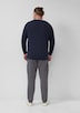 Baumwoll-Pullover mit aufgesetzter Brusttasche