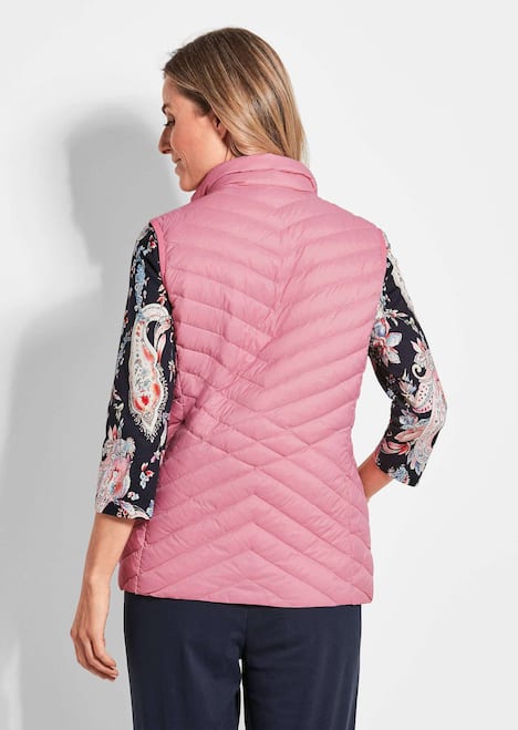 Weste Damen mit Stehkragen und leichter Steppung