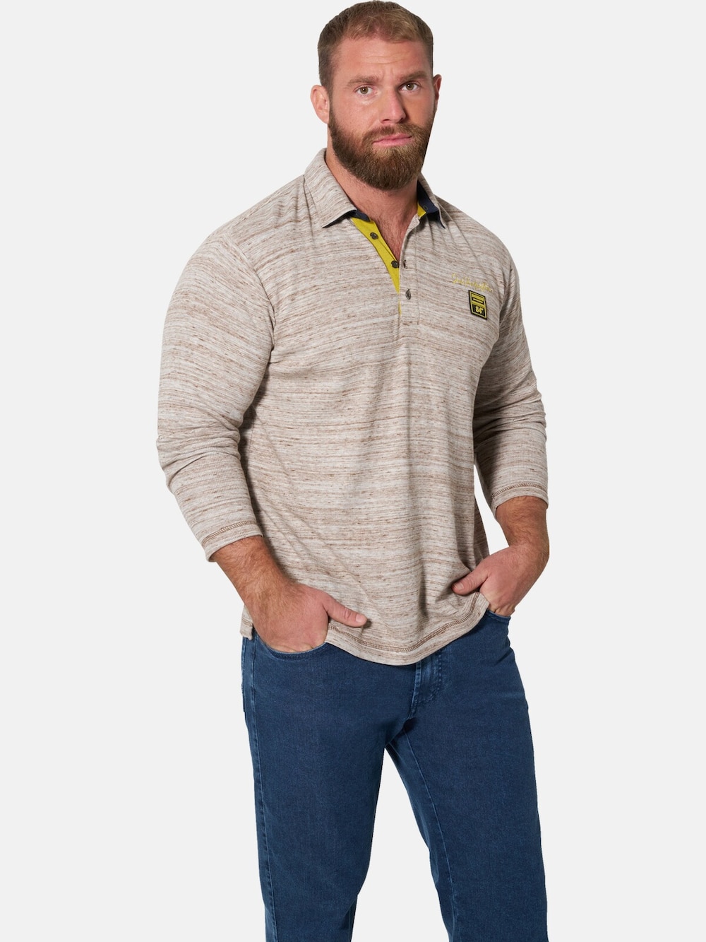 Langarm-Poloshirt ENDRE