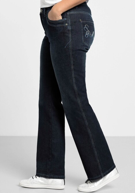 Stretch-Jeans Uni