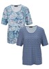 GOLDNER Twee shirts Twee shirts met hoogwaardige print