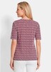 Viscose shirt met spannende 3D-print