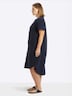 Kleid Kurzarm Ohne Kragen