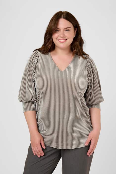 Langarm-Bluse Regular fit