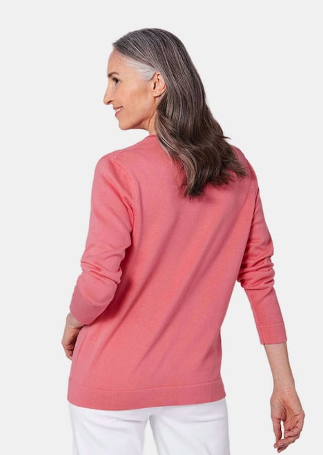 Figurnahes Twin-Set aus Pima-Baumwolle