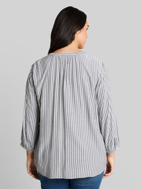 Bluse mit Streifenmuster