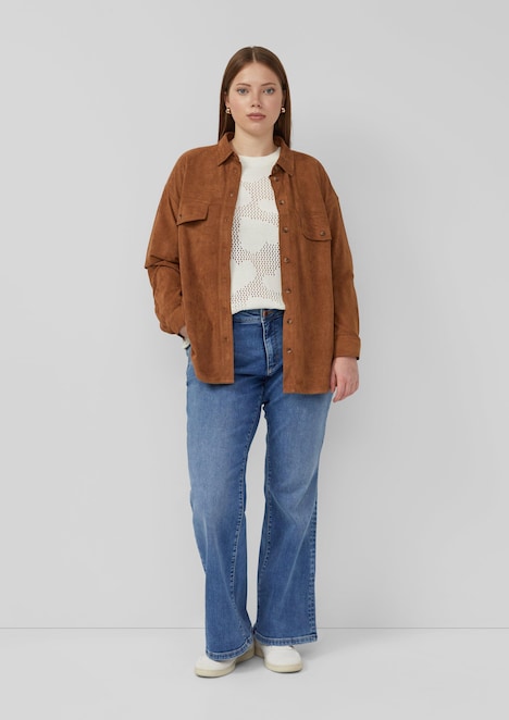 Transparenter Pullover