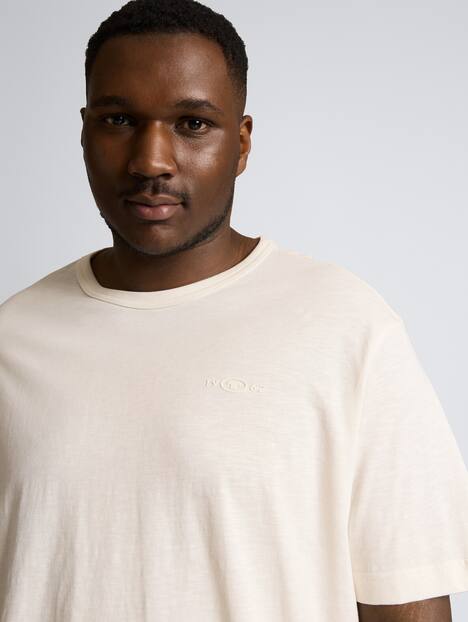 Basic T-Shirt aus Baumwolle