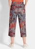 Moderne Printhose mit floralem Muster