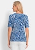 Viskoseshirt in modischem Animal Print