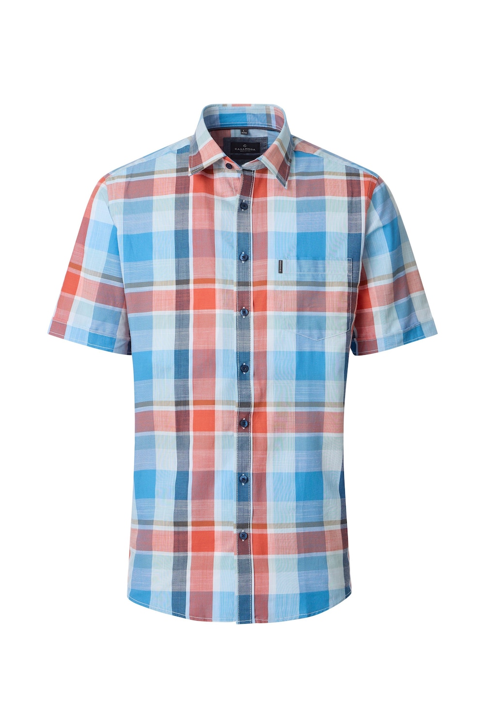 Freizeithemd Kurzarm kariert Comfort Fit