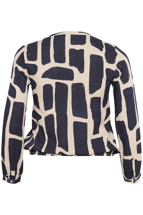 Langarm-Bluse Regular fit