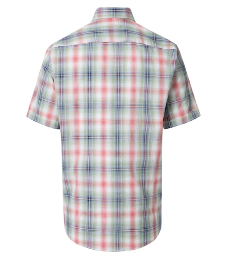 Freizeithemd Kurzarm kariert Comfort Fit
