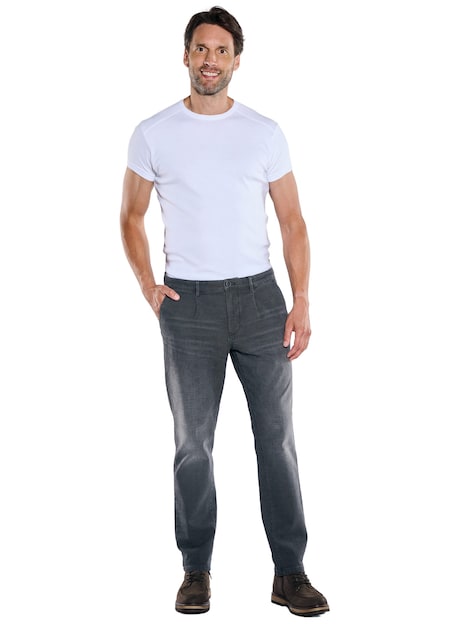 Herren Chino straight , Anthrazit