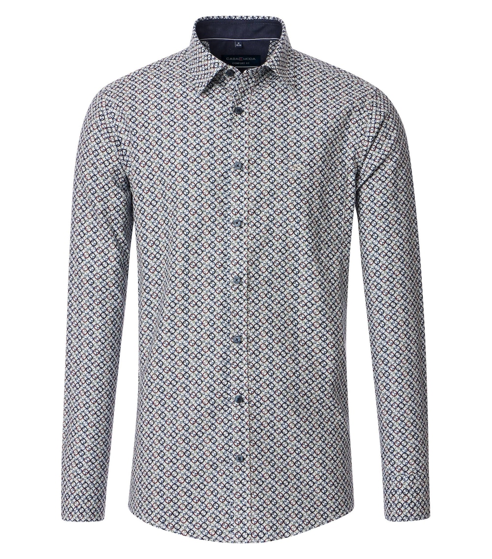 Freizeithemd Print Comfort Fit