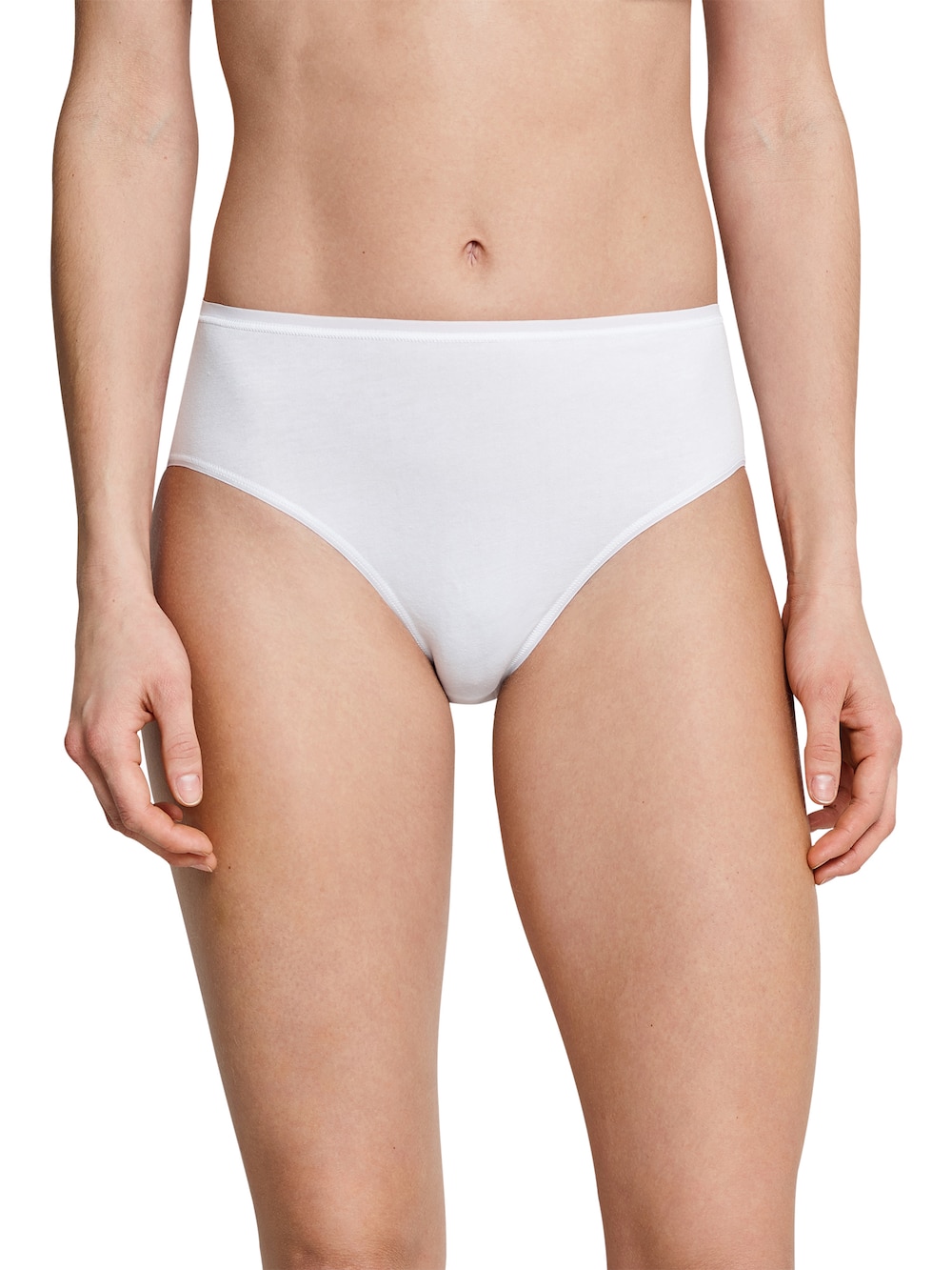 Schiesser Damen Slip 6-Pack Essentials - schwarz-weiss