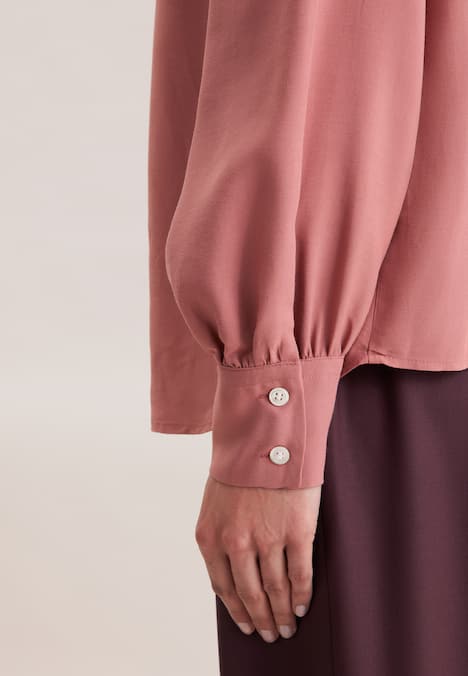 Damen Ausgestellte Bluse - Uni