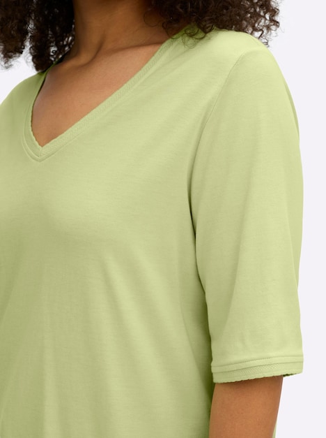 Shirt Kurzarm Ohne Kragen