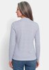 Ringelshirt mit Stehkragen
