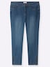 Jeans Slim-fit-Jeans mit Zipper am Saum normal Formbund