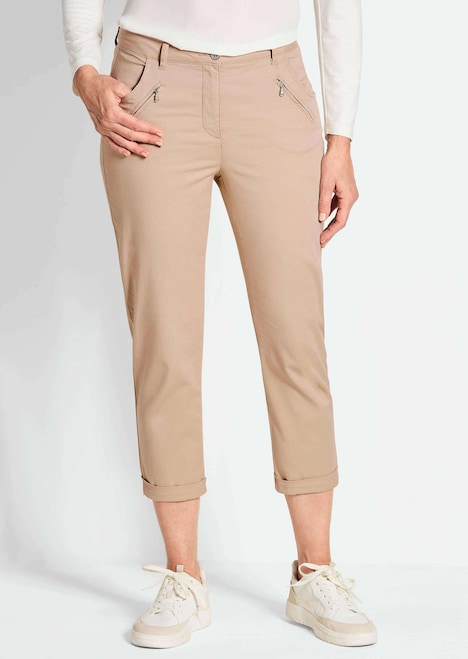 Lässige Chinohose mit weichem Peach-Finish