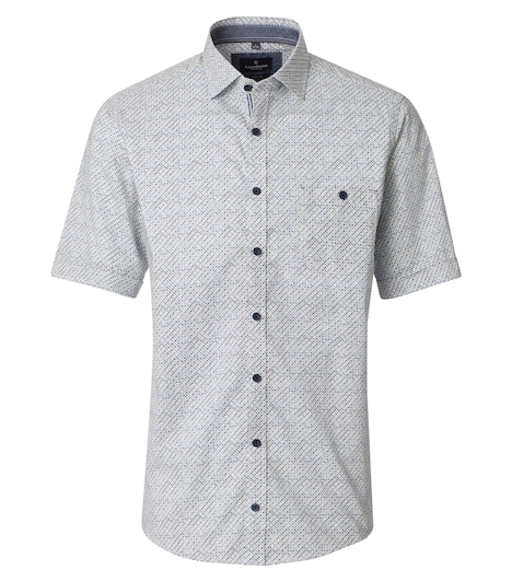 Freizeithemd Kurzarm Print Casual Fit