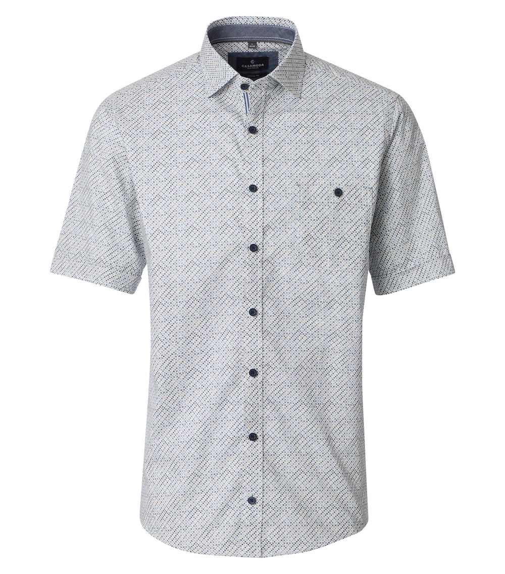 Freizeithemd Kurzarm Print Casual Fit