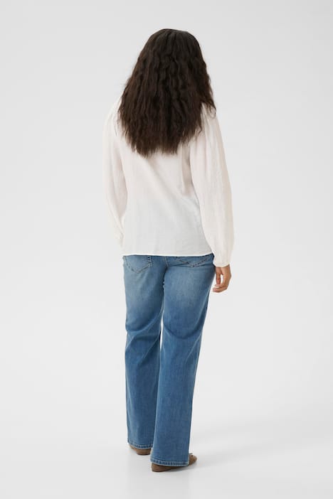 Langarm-Bluse Regular fit