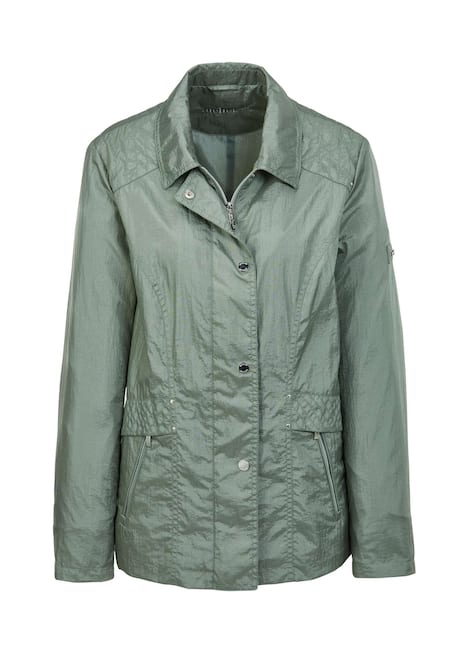 GOLDNER Jas Licht jasje met een chique glans