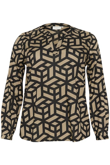 Blouse met lange mouwen Regular fit