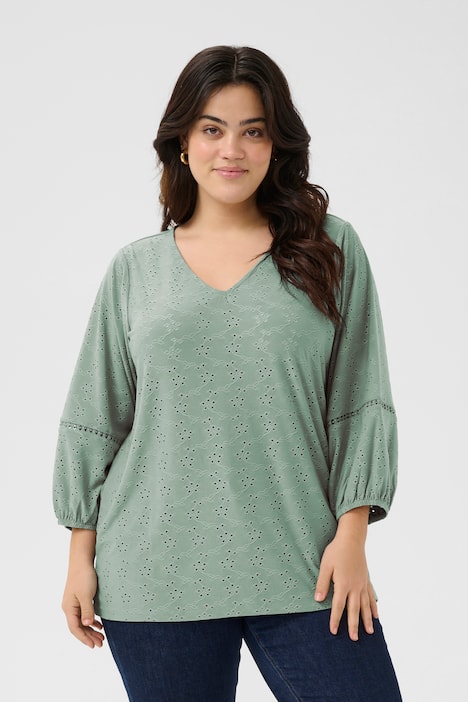 Langarm-Bluse Regular fit