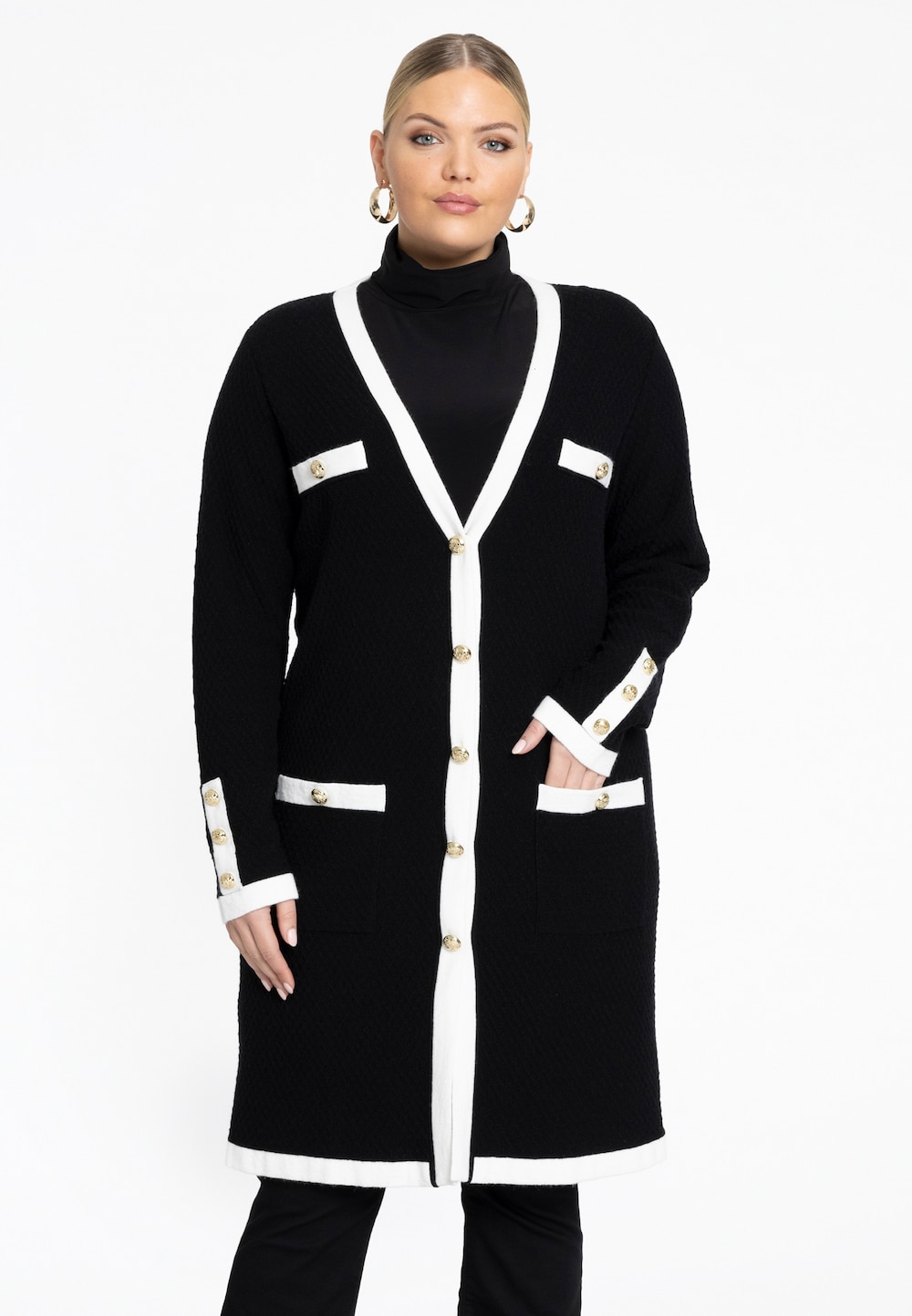 Vest met knoopsluiting