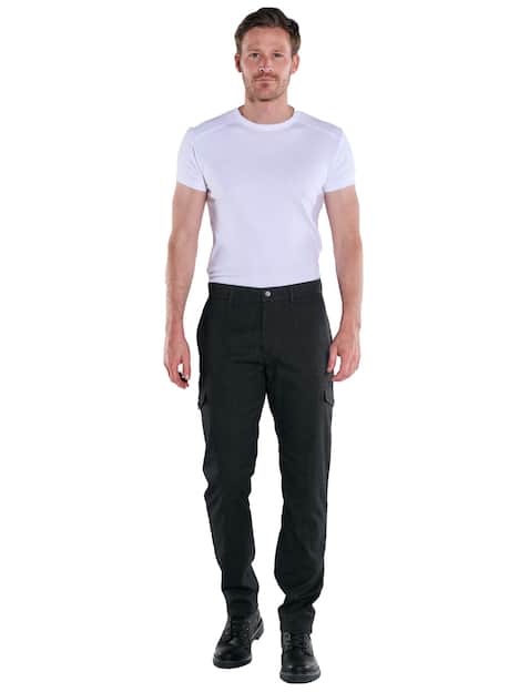 engbers Herren Cargo-Hose regular , Anthrazit