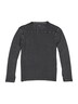 Herren Langarm-Shirt strukturiert , Anthrazit