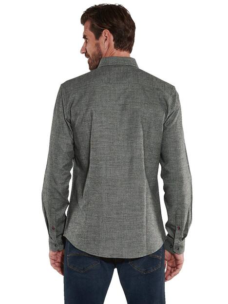 engbers Herren Langarm-Hemd uni , Khaki