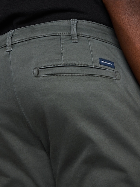 Regular Fit Chino Hose im Washed-Look
