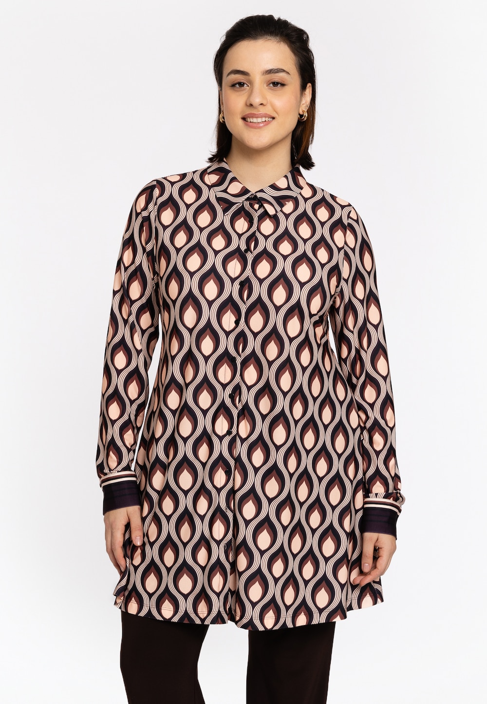 Bluse mit Druck