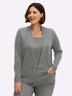 Pullover Langarm Jersey Meliert
