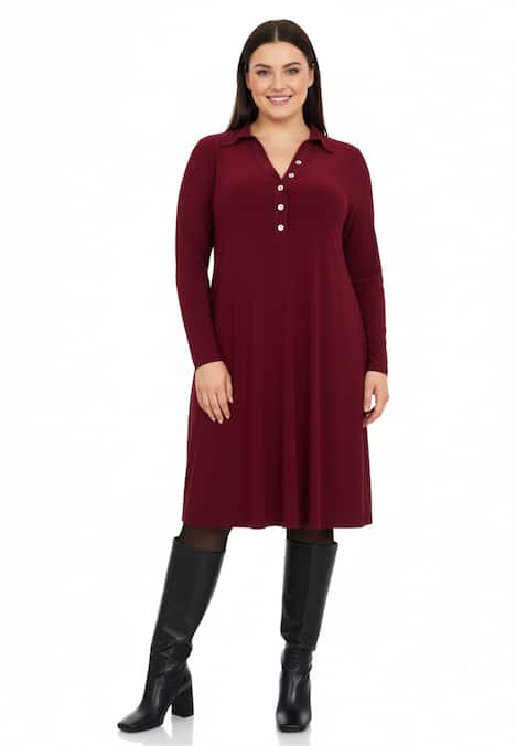 Kleid mit V-Ausschnitt