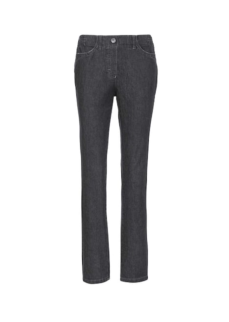 GOLDNER Jeans Chic versierde jeans met elastische band
