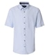 Leinenhemd Kurzarm gestreift Comfort Fit