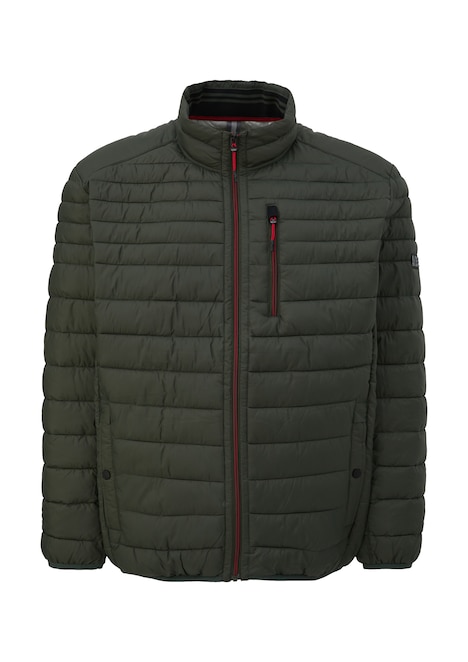 Gesteppte Outdoor-Jacke mit Stehkragen