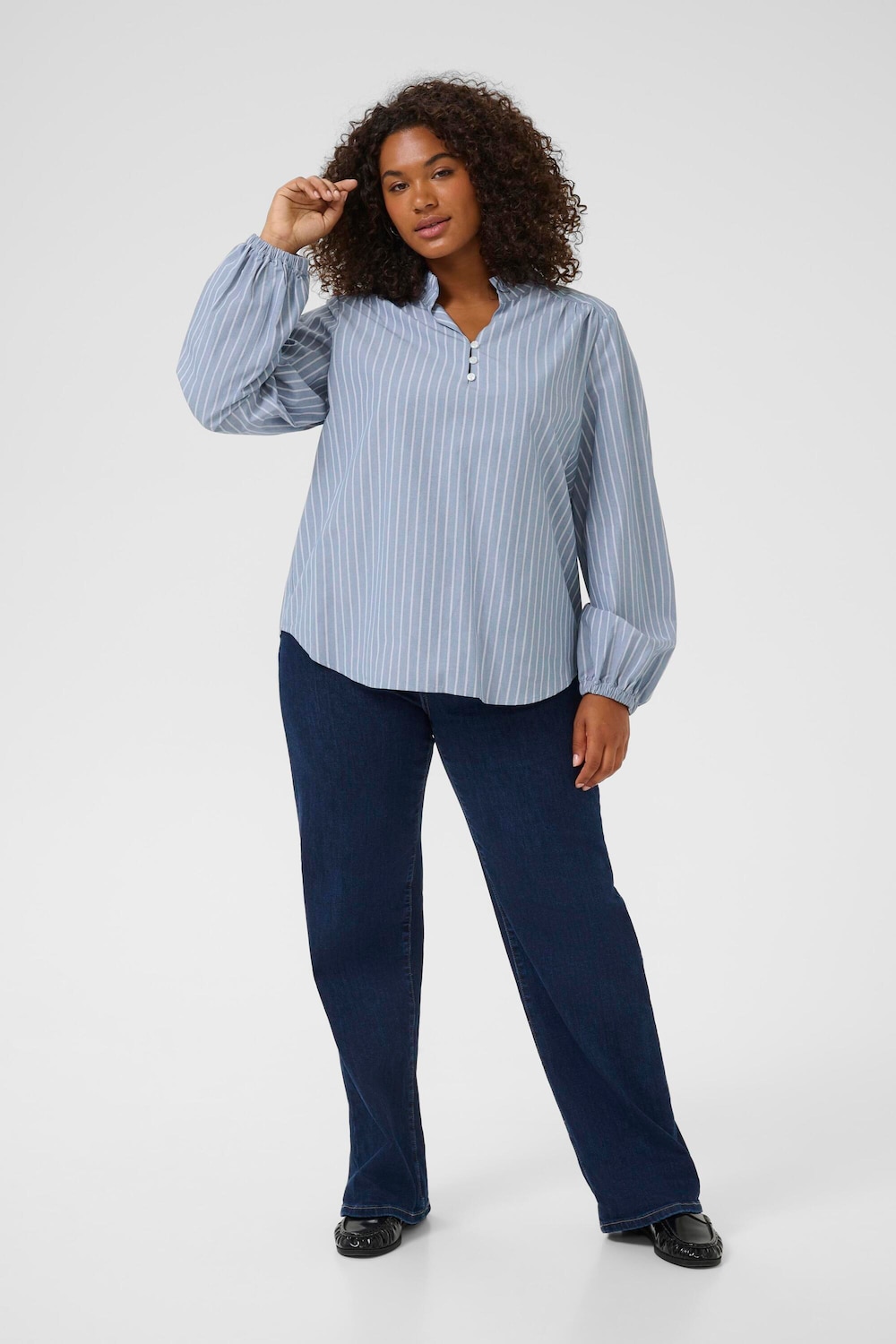 Langarm-Bluse Loose fit