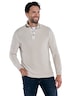 engbers Herren Strickpullover mit Troyerkragen , Braunbeige