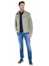 Herren Sportive Jacke mit dezentem Glanz , Khaki