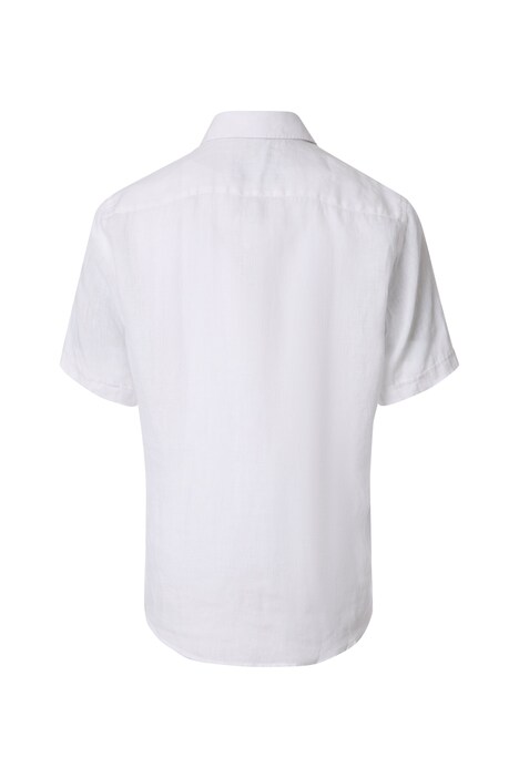 Leinenhemd Kurzarm uni Casual Fit