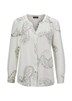 GOLDNER Blouse Blouse met glinsterend paisleypatroon