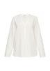 Bluse mit Stehkragen und Knopfleiste