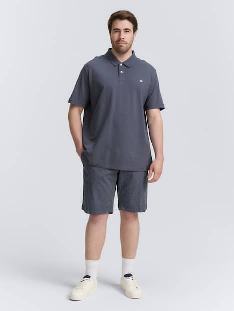 Tom Tailor Men PLUS Hosen & Chino Plus Size - Regular Chino Shorts aus Baumwolle